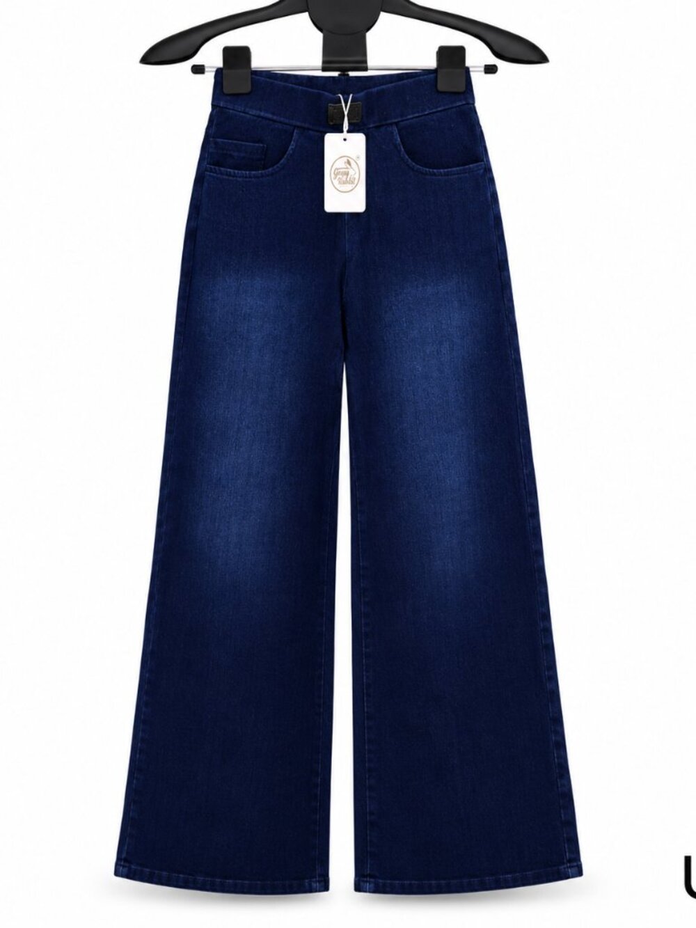 Women’s Dark Wash Wide Leg Jeans NWT | High Rise Stretch Waist Denim